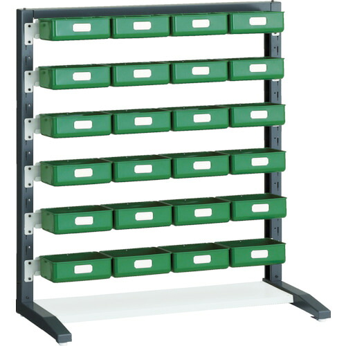 ＴＲＵＳＣＯ ＵＰＲラック片面 Ｈ１０００ Ｋ&minus;２０ＨＹＧ ２４個付 UPR-L1006D 【393-2974】｜オレンジ便利