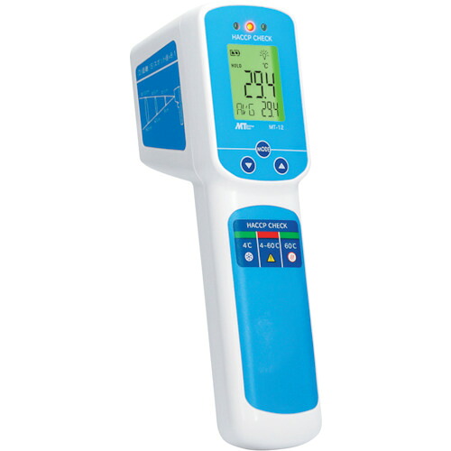 マザーツール 防水型放射温度計 MT-12 【402-5398】｜オレンジ便利