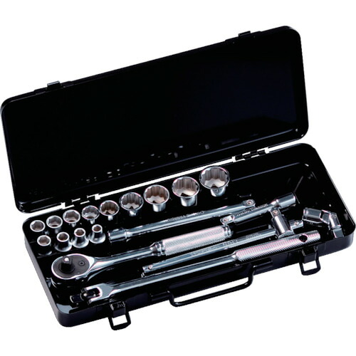 スーパー ソケットレンチセット 差込角９．５ｍｍ（３／８インチ）入り数：１９ N313S 【409-3313】 8,792円