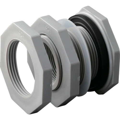 スイコー PEフィッティング 40A FKM PE FITTING 40A FKM 【417-3546】|オレンジ便利