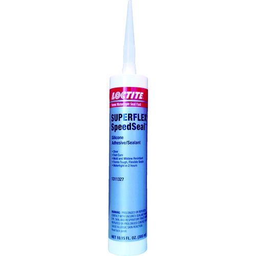 ロックタイト スーパーフレックス 速硬化タイプ クリア ３００ｍｌ（ＳＩ５０４９） 1311327 【418-8021】｜オレンジ便利