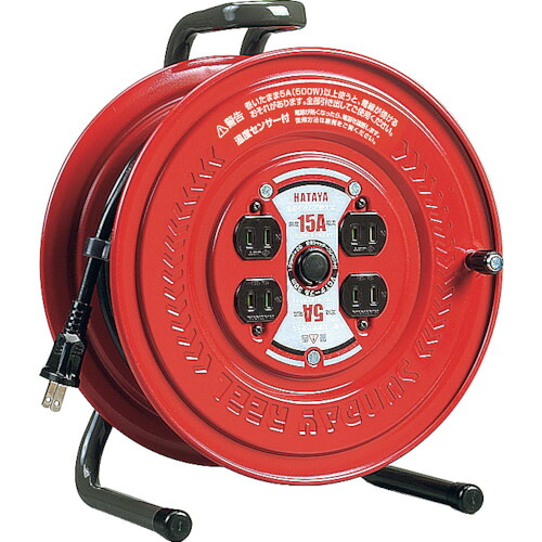 ハタヤ サンデーリール 単相１００Ｖ １．２５ＳＱ ２０ｍ 温度センサー付 S-20S 【418-9736】