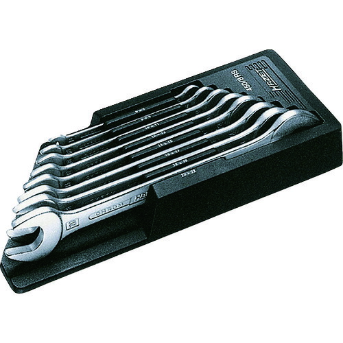 ＨＡＺＥＴ 両口スパナセット ８丁セット 450N/8RS 【439-3171】