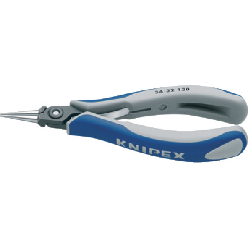 ＫＮＩＰＥＸ 精密用プライヤー 丸 １３０ｍｍ 3432-130 【446-7744】