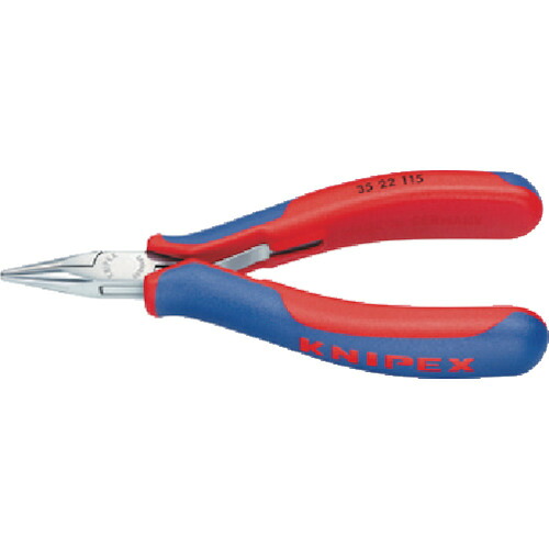 ＫＮＩＰＥＸ 精密用プライヤー 半丸１１５ｍｍ 3521-115 【446-7795】