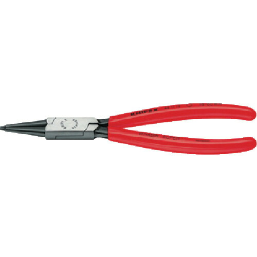 ＫＮＩＰＥＸ 穴用スナップリングプライヤー ８５&minus;１４０ｍｍ 4413-J4 【446-8066】｜オレンジ便利