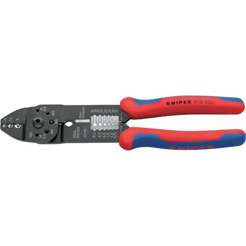 ＫＮＩＰＥＸ 圧着ペンチ ２１５ｍｍ 9721-215C 【446-9721】