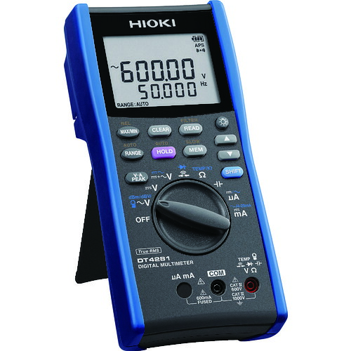 ＨＩＯＫＩ デジタルマルチメータ ＤＴ４２８１ DT4281 【448-5475】｜オレンジ便利