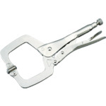 ＫＴＣ グリッププライヤー（板金・溶接用） ロッキングプライヤスイーベルパッドクランプ 全長６１５ｍｍ 610SP 【453-5952】