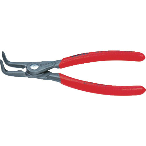 KNIPEX 4921-A01 軸用精密スナップリングプライヤー 曲 4921-A01 【471-3681】