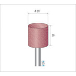 ナカニシ パワーポリッシャー（１Ｐｋ（袋）＝１０本入）粒度１２０ ダークグリーン 外径２０ｍｍ 47522 【476-7675】