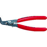 KNIPEX 4941-A01 軸用精密スナップリングプライヤー 曲 4941-A01 【479-3072】