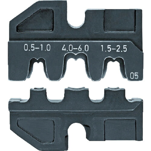 ＫＮＩＰＥＸ ９７４９&minus;０５ 圧着ダイス （９７４３&minus;２００用） 9749-05 【483-4241】｜オレンジ便利