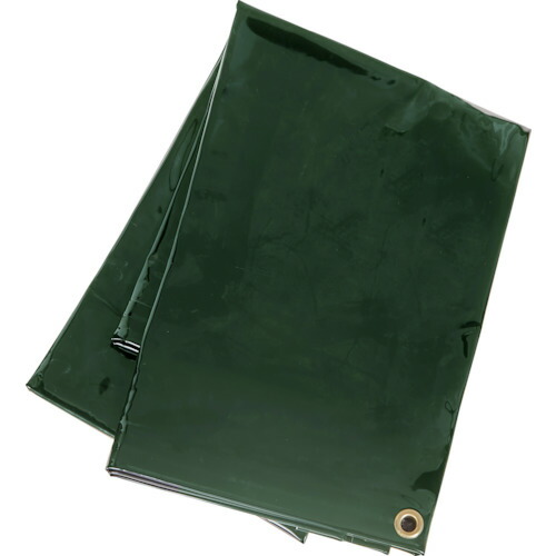 ＴＲＵＳＣＯ 溶接遮光シートのみ ０．３５Ｔ×Ｗ９７０×Ｈ１４７０ 深緑 B15-3-DG 【487-5265】