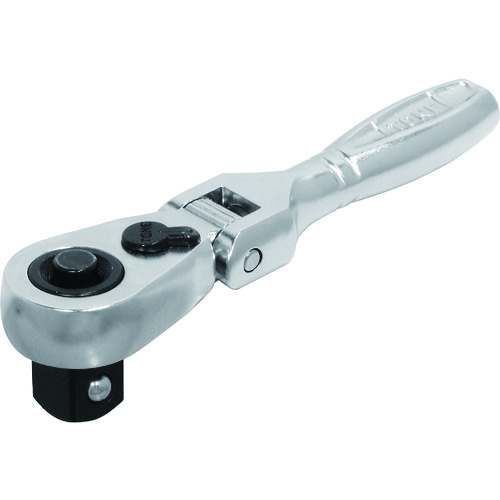 ＴＯＮＥ コンパクトショート首振ラチェットハンドル（ホールドタイプ） 歯数７２枚 差込角９．５ｍｍ 全長９０ｍｍ RH3FCHS 【491-4601】