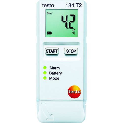 テストー 温度データロガ TESTO184T2 【494-1608】｜オレンジ便利
