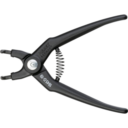 HAZET スナップリングプライヤー(穴用) 爪先端径1.8mm 1845D-19 【584-4134】