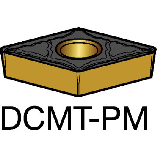サンドビック コロターン１０７ 旋削用ポジチップ（１２０） １５２５ DCMT 11 T3 04-PM 1525 (120) 【入数：10】 【609-6484】