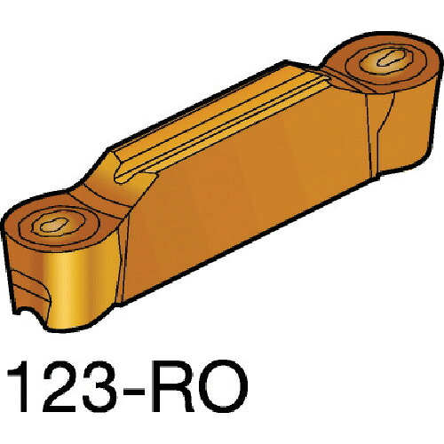 サンドビック コロカット１・２ 倣い加工用チップ（３２０） １１２５ N123H20500RO 1125 (320) 【入数：10】 【609-8479】