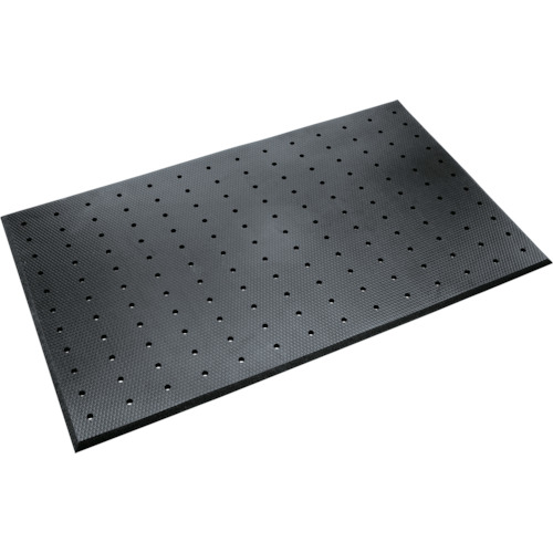 テラモト 耐油クッションマットＦＷ（穴あきタイプ） ９００×１５００ｍｍ MR-939-790-0 【623-1548】
