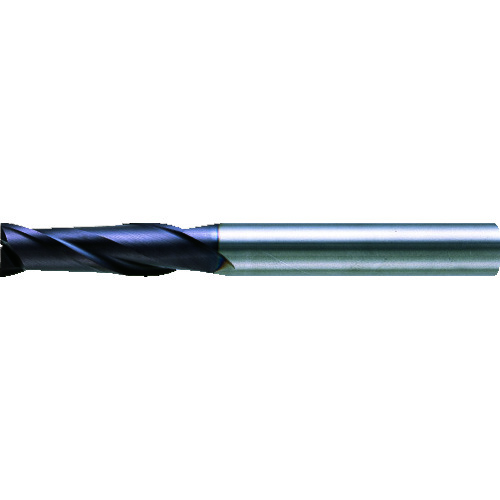 三菱K 2枚刃エムスター汎用 超硬スクエアエンドミルセミロング刃長(J)0.1mm MS2JSD0010 【671-1448】|オレンジ便利