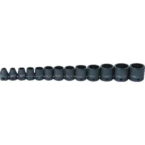 ＷＩＬＬＩＡＭＳ インパクト用ソケットセット ３／８ １２角 １３本 JHW36923 【757-6820】