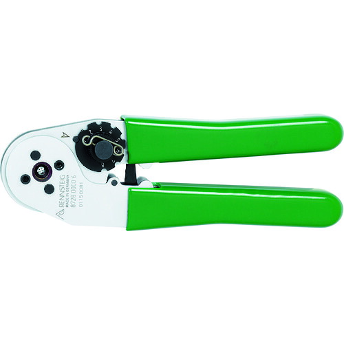 ＲＥＮＮＳＴＥＩＧ ４インデント圧着工具 ８７２８ 8728-0000-6 【766-8368】｜オレンジ便利