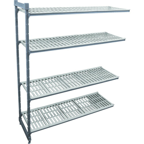 ＣＡＭＢＲＯ 固定追加ユニット カムシェルビング ベーシックシェルフ ８８４×４６０×１８３０ｍｍ CBC183672V4 【767-2608】