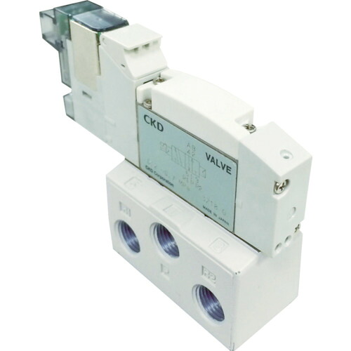 CKD パイロット式5ポート弁 4GA・4GBシリーズ 4GB310R-10-3 【773-1191】|オレンジ便利