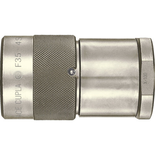 日東 フラットフェイスカプラＦ３５型 高圧配管用Ｆ３５２Ｓ（４２１２５） F35-2S STEEL FKM 【777-9364】