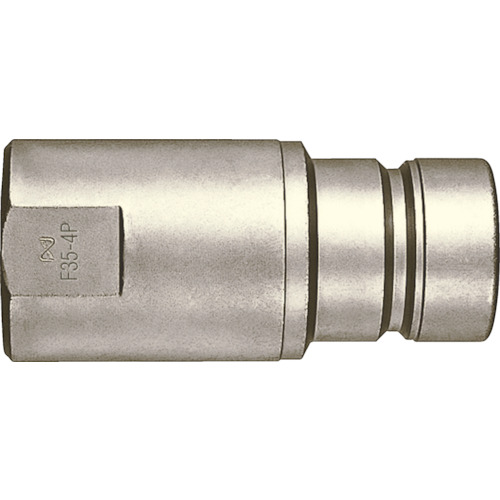 日東 フラットフェイスカプラＦ３５型 高圧配管用Ｆ３５６Ｐ（１７９１０） F35-6P STEEL FKM 【777-9411】