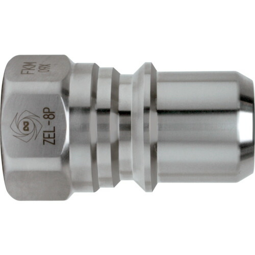日東 ゼロスピルカプラ ステンレス製 ニトリルゴムNBR(SG)相手側取付サイズR3/4(42865) ZEL-6P SUS NBR 【778-1105】|オレンジ便利