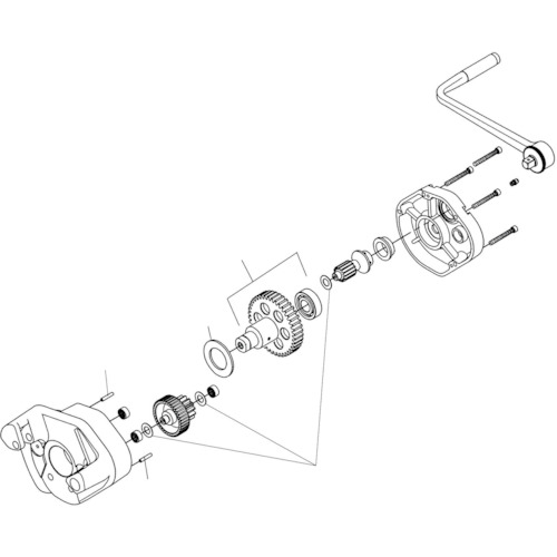RIDGID ロールグルーパー用パーツ ドライブ シャフト F/915 16408 【788-1525】|オレンジ便利