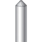 ナカニシ チタンコート超硬カッター テーパー（シングルカット） 刃径６．０ｍｍ 刃長３．０ｍｍ 21615 【829-2947】