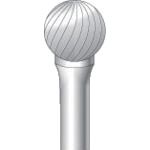 ナカニシ 超硬カッター 球（シングルカット） 刃径１２．７ｍｍ 刃長１２．７ｍｍ 26014 【829-3127】