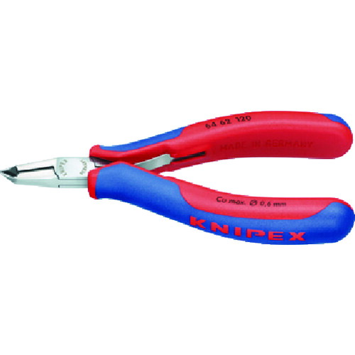 ＫＮＩＰＥＸ ６４６２－１２０ エレクトロニクスエンドカッティングニッパー 6462-120 【831-4555】