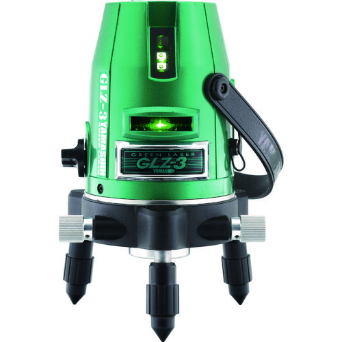ＹＡＭＡＳＩＮ レーザー墨出器 グリーンレーザー ＧＬＺ－３－Ｗ 縦１・横１ １９３×１２０ｍｍ GLZ-3-W 【834-5535】