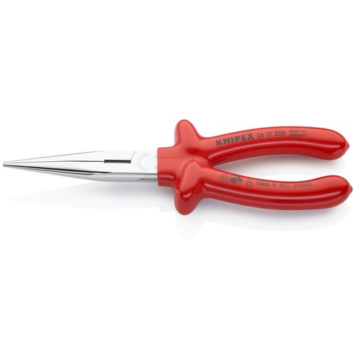 ＫＮＩＰＥＸ 絶縁１０００Ｖ先長ラジオペンチ ２００ｍｍ 2617-200 【835-6478】