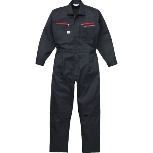 ＡＵＴＯ－ＢＩ つなぎ服１２８０－００６ブラック－４Ｌ 1280-006-4L 【836-3745】