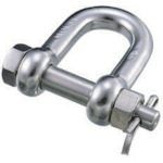 水本 ステンレス ＳＢＭシャックル 呼び１３ｍｍ 使用荷重：８．８２ｋＮ SBM-13 【849-2524】