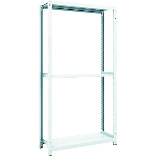 ＴＲＵＳＣＯ スチールラック Ｍ１型抗菌塗装ボルトレス軽量棚９００Ｘ３２０ＸＨ１８００ ３段 M1-6333 【856-7278】