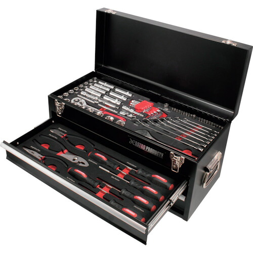 ワールドツール アストロプロダクツ ＡＰ ツールセット ＴＳ１９３ ブラック ７４点 2012000001930 【253-6460】｜オレンジ便利