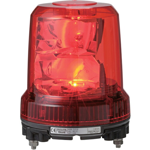 パトライト ＰＡＴＬＩＴＥ 強振型ＬＥＤ大型回転灯 RLR-M1-R 【299-9177】