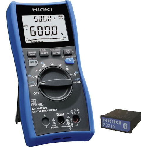 日置電機 ＨＩＯＫＩ デジタルマルチメータワイヤレスセット ＤＴ４２６１&minus;９０ DT4261-90 【556-8135】｜オレンジ便利 36,501円