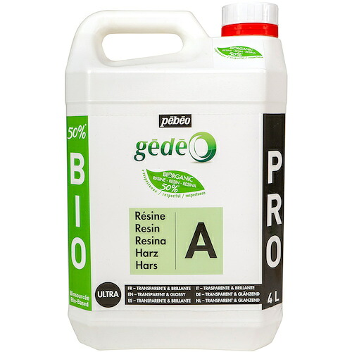 ペベオ・ジャポン Ｐｅｂｅｏ バイオベース・クリスタルレジンキット６Ｌ（主剤４Ｌ＋硬化剤２Ｌ） 766145 【556-8799】