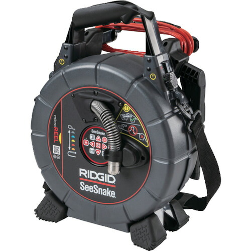 Ｒｉｄｇｅ Ｔｏｏｌ Ｃｏｍｐａｎｙ ＲＩＤＧＩＤ シースネーク マイクロリールＣＡ 70803 【578-5800】｜オレンジ便利