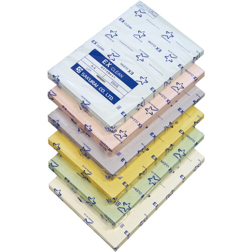 桜井 ＥＸクリーン Ａ４ ブルー ２５０枚&times;１０冊 EX72BA4T 【658-5263】｜オレンジ便利