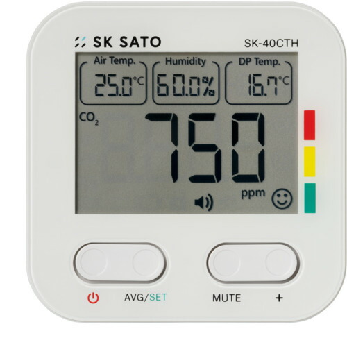 佐藤計量器製作所 佐藤 ＣＯ２モニターミニ ＳＫ－４０ＣＴＨ（１７３８－００） 1738-00 【671-8208】