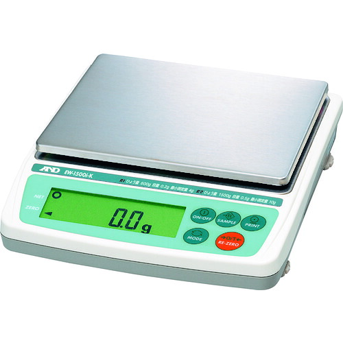 エー・アンド・デイ Ａ＆Ｄ 検定付きパーソナル天びん ＥＷ１５００ｉ－Ｋ ８区検定品 EW-1500I-K 【838-4178】