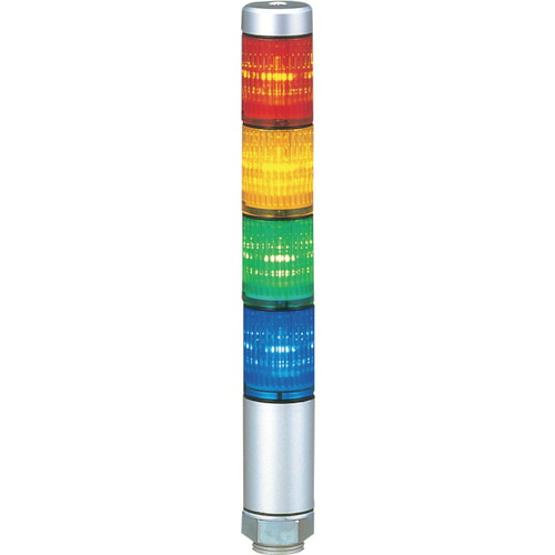 パトライト PATLITE スーパースリムLED超スリム積層 MPS-402-RYGB 【856-8509】|オレンジ便利